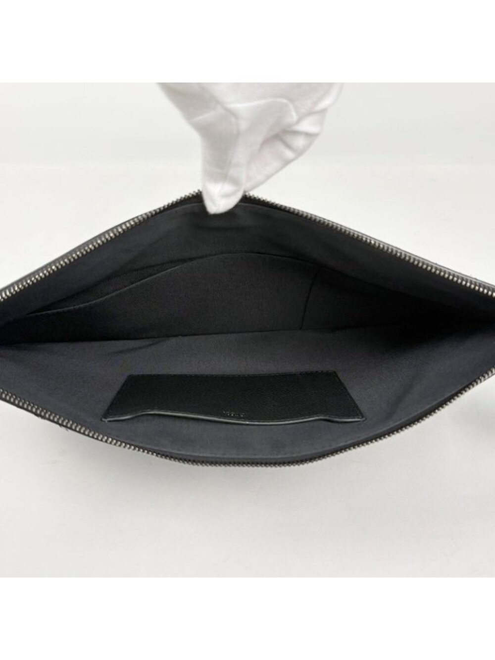 Dior Logo Clutch Leather Black - Picture 8 of 8